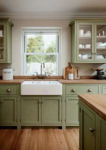 36 Beliebte Green Kitchen Cabinet Farben Ideen greenkitchen kitchendesign ki