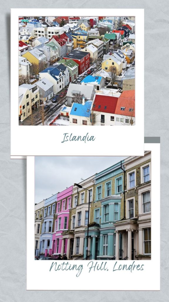 Fachadas Islandia y Londres