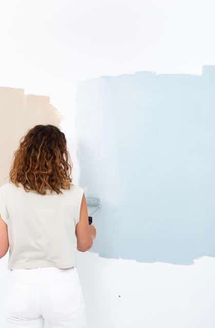 Cómo disimular imperfecciones en pared escon pintura: Gema pintando