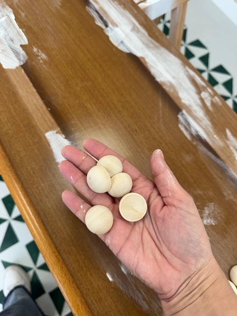 Bolitas de madera